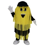 Costume de mascotte de brosse de nettoyage de lavage de voiture jaune et noir