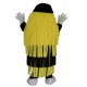 Maskottchen-Kostüm für Autowaschbürste in Gelb und Schwarz