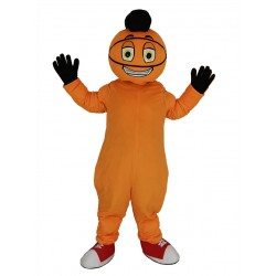 Orange Basketball Man Mascot Costume