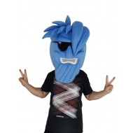 Willy Blue Wave with Sunglasses Mascot Costume Head Only