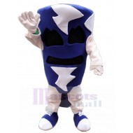 Feindlich Blau Sturm Maskottchen Kostüm Tornado