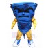 Entsetzlich Blau Tornado Maskottchen Kostüm mit Blitz