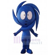 Lindo Azul Chubasco Disfraz de mascota Tornado
