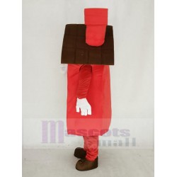 rouge Logement Maison Costume de mascotte