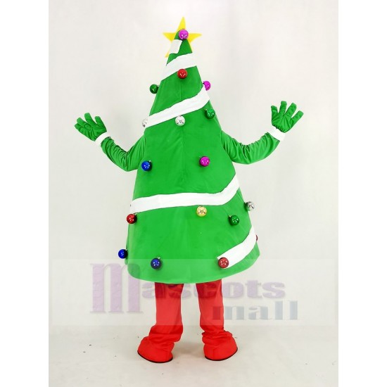 Árbol de navidad Disfraz de mascota Dibujos animados