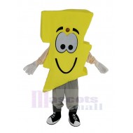Éclair jaune Costume de mascotte