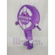 Friendly Purple Friendship Circle Mascot Costume Cartoon
