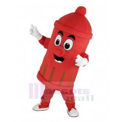 Red Public Utilities Fire Hydrant Mascot Costume