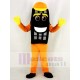 Orange Auto Tyre Cab Tire Mascot Costume