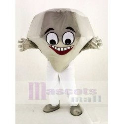 Silver Diamond Mascot Costume