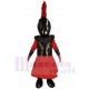 Rouge courageux Chevalier Costume de mascotte Personnes