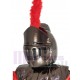 Rouge courageux Chevalier Costume de mascotte Personnes