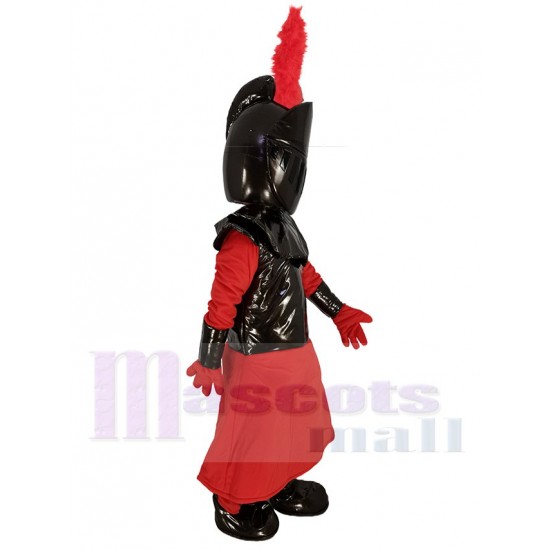 Brave Red Knight Mascot Costume People