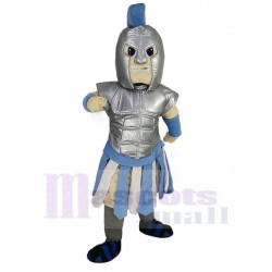 Blue and Silver Titan Spartan Mascot Costume