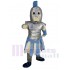 Bleu et argent Titan Spartan Costume de mascotte