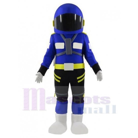 Astronauta Traje de la mascota en traje espacial azul marino Gente