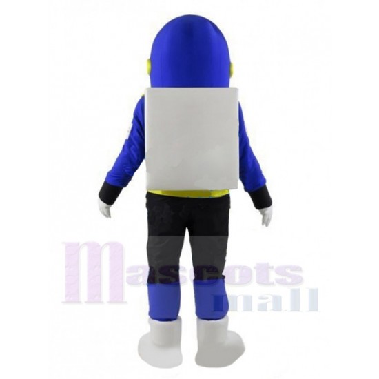 Astronaute Costume de mascotte en combinaison spatiale bleu marine Gens