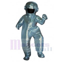 Astronaut Mascot Costume in Silver Space Suit People
