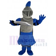 Caballero azul intrépido Disfraz de mascota Personas