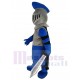 Fearless Blue Knight Mascot Costume People