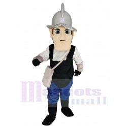 conquistador Disfraz de mascota Personas con sombrero de plata