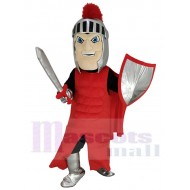 Wilder spartanischer Ritter Maskottchen-Kostüm Menschen