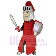 Wilder spartanischer Ritter Maskottchen-Kostüm Menschen