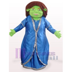 Green Fiona Plush Mascot Costume