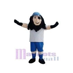 One-Eyed Pirate Captain Mascot Costume People