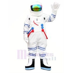 Weißer Astronauten-Raumfahrer Maskottchen-Kostüm Erwachsene