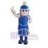 Cheval de Troie Spartan blindé bleu Mascotte Costume Personnes