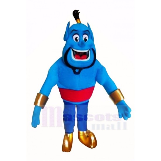 Blue Elf Genie Mascot Costume