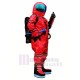 Spaceman astronaute rouge Mascotte Costume