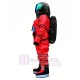 Spaceman astronaute rouge Mascotte Costume