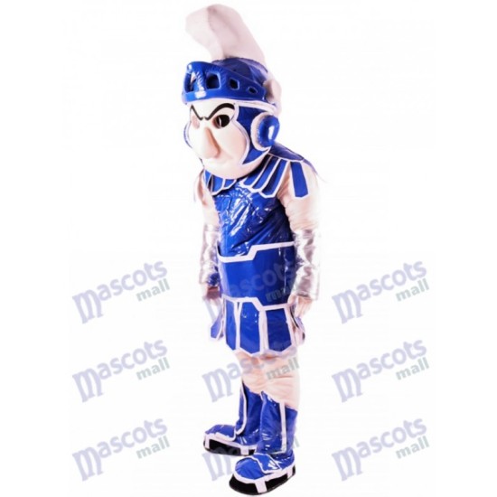 Caballero de Troya espartano azul Disfraz de mascota