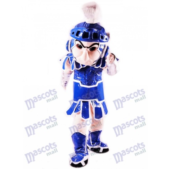Chevalier de Troie spartiate bleu Mascotte Costume