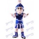 Blue Spartan Trojan Knight Mascot Costume