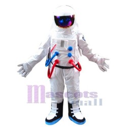 Astronaute en combinaison spatiale avec sac à dos Mascotte Costume Tenue De Déguisement