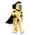 Serious Golden Knight Mascot Costume People
