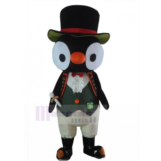 Britischer Gentleman Pinguin Maskottchen Kostüm Menschen