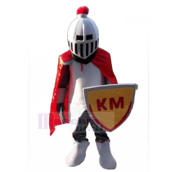 Mittelalterlich europäisch Lancer Ritter Maskottchen Kostüm Menschen