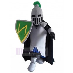 Green Lancer Knight Mascot Costume People