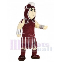 Dark Red Spartan Trojan Knight Spartan Mascot Costume