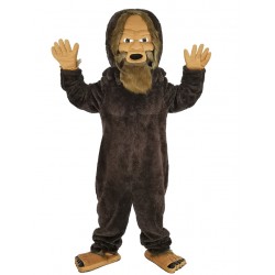 Disfraz de mascota Sasquatch de Bigfoot marrón
