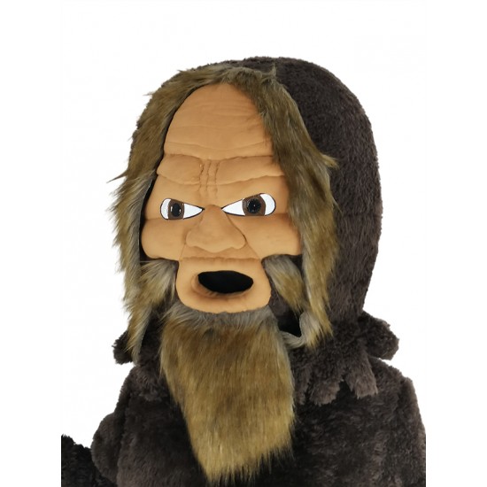 Braunes Bigfoot Sasquatch Maskottchen Kostüm