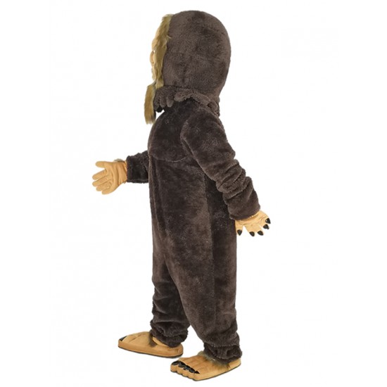 Brown Bigfoot Sasquatch Mascot Costume
