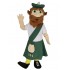 Costume de mascotte Highlander avec jupe tartan du clan Henderson
