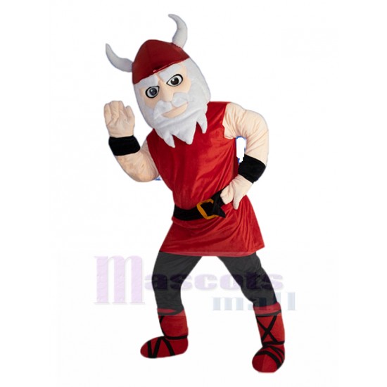 Vikingos Disfraces de Mascota en rojo Gente