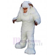 Muñeco de nieve largo de lana Yeti Disfraz de mascota Dibujos animados