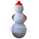 Bonhomme de neige de Noël Mascotte Costume Dessin animé